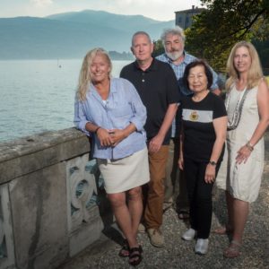 Our great group of photographers on the Italian Lakes in June of 2016