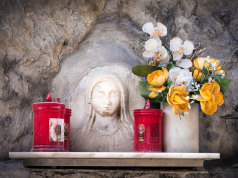 Roadside Shrine, Colonnata, Tuscany