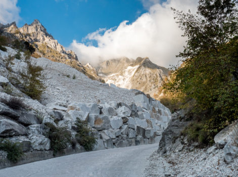 The marble quarries of Carrara, Tuscany