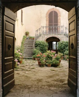 An Umbrian courtyard