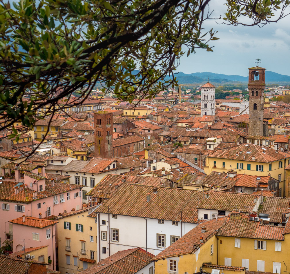 Lucca, our home base for the week