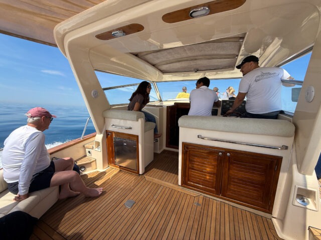 On the way to the island of Procida