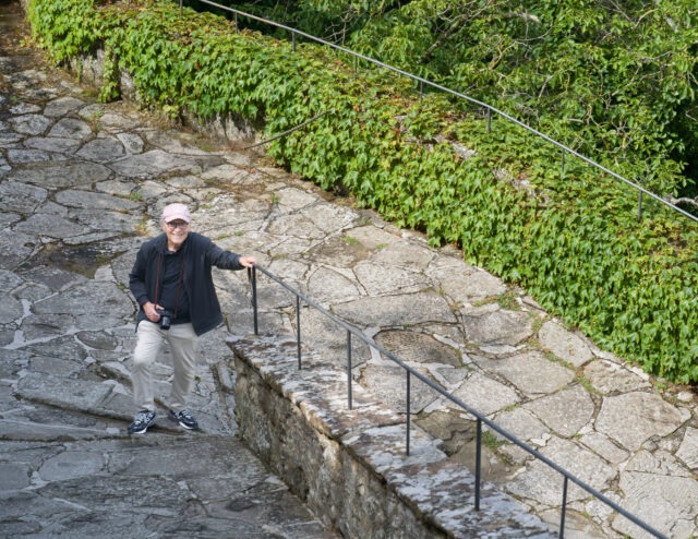 Neil at Le Celle, near Cortona